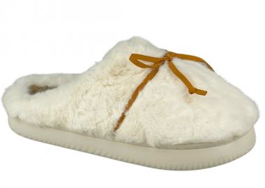 Γυναικείες Παντόφλες Σπιτιού | Υφαντίδης | 267289 | Μπεζ - Υφαντίδης - 